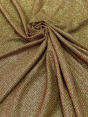 Shimmery Lurex Brocade Antique Gold