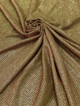 Shimmery Lurex Brocade Antique Gold