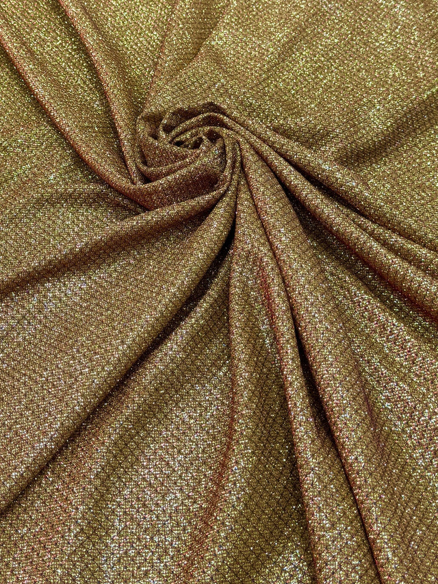 Shimmery Lurex Brocade Antique Gold