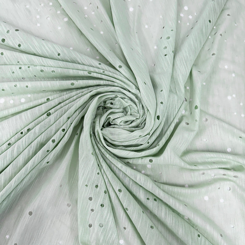 Cotton Rayon Jersey Sage Green
