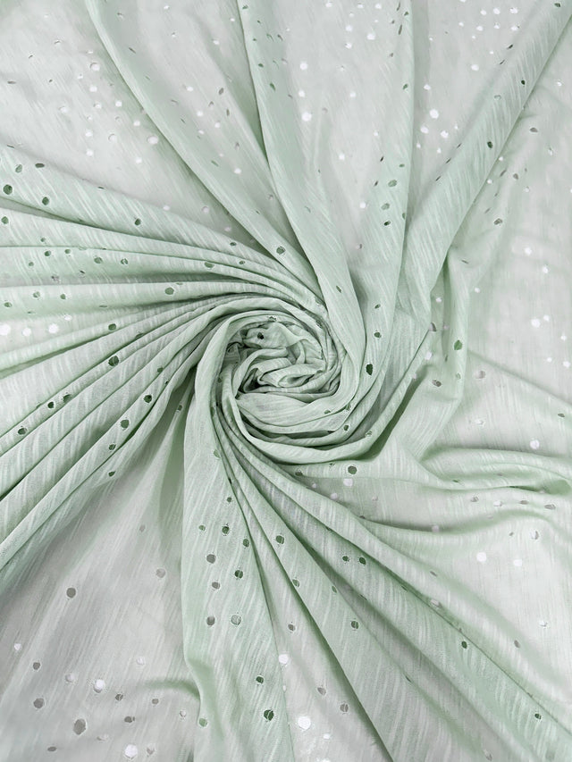 Cotton Rayon Jersey Sage Green