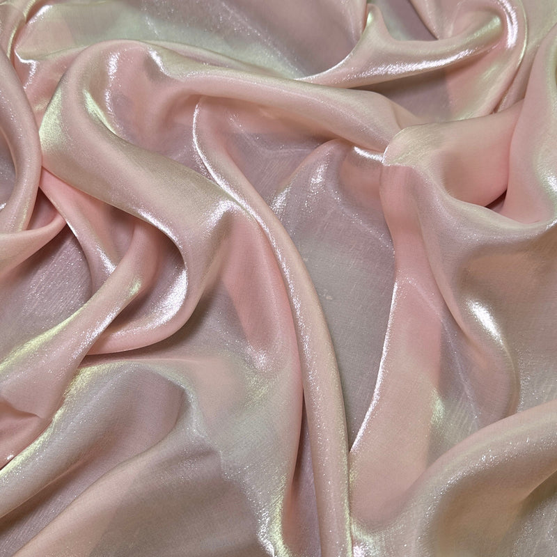 Liquid Shimmery Chiffon Blush Pink