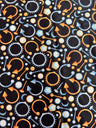 Printed Nylon Spandex Black Abstract Piercing Print