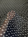 Printed Chiffon Black and White Cross