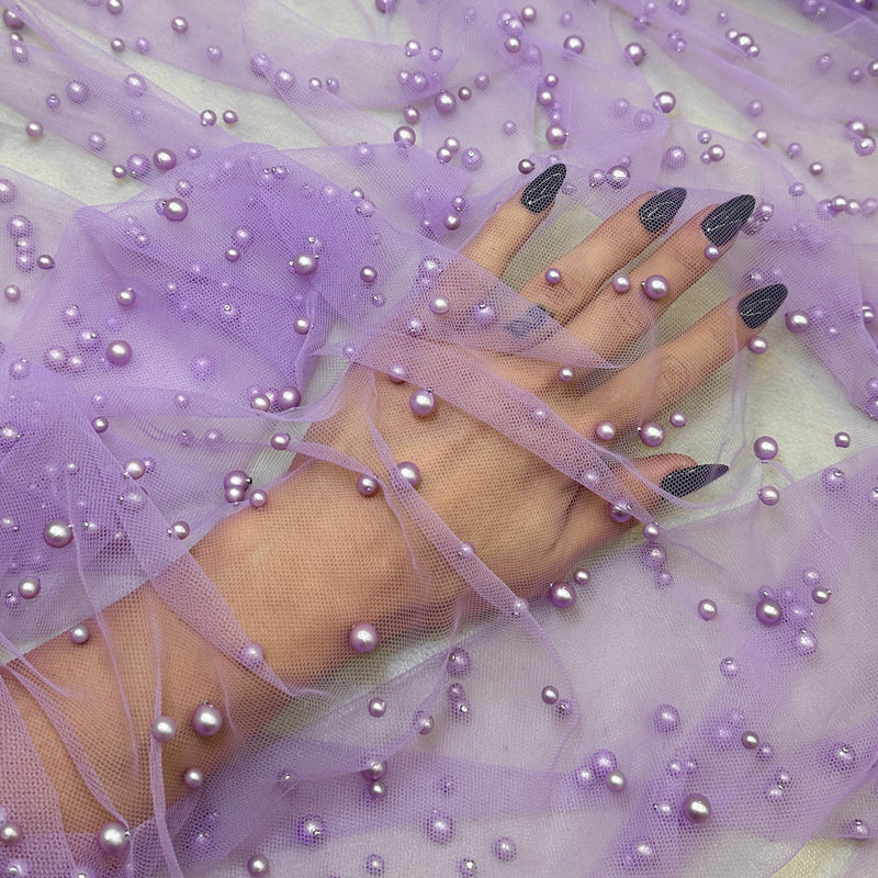 Pearl Tulle Lavender