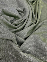 Stretch Metallic Lurex Sage Green
