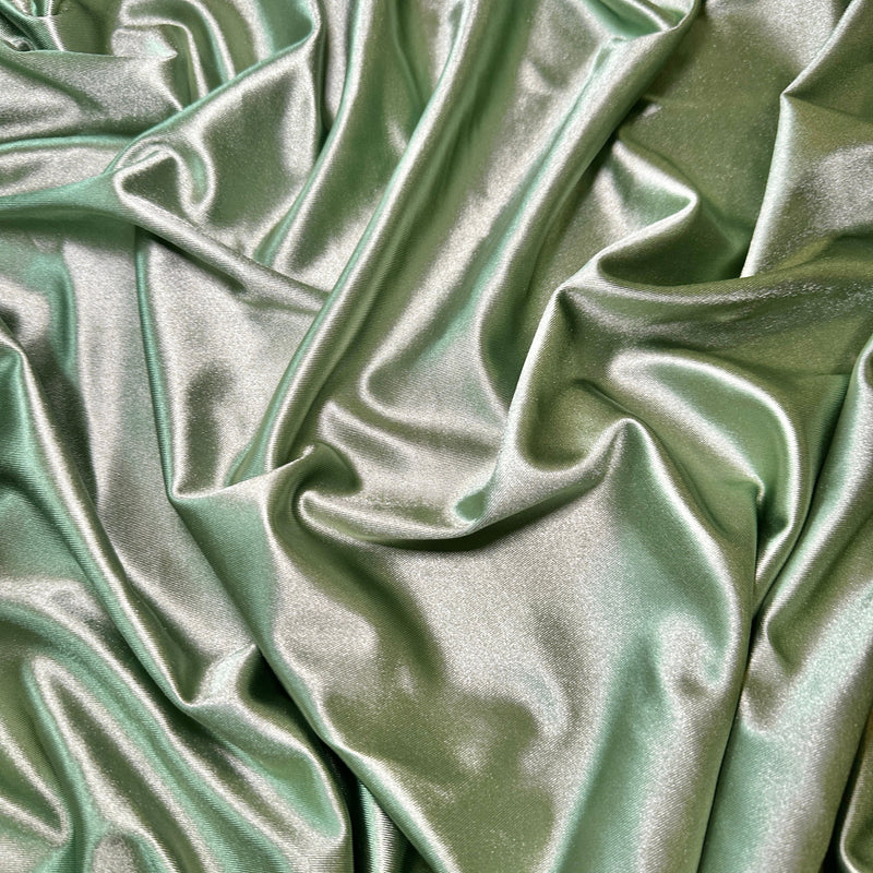 Shiny Nylon Spandex Sage Green