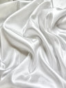 Liquid Bridal Satin Off White