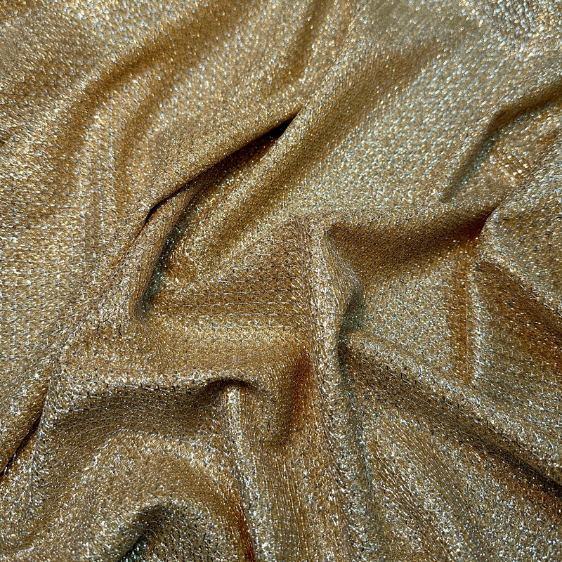 Shimmery Metallic Brocade