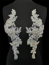 Silver Rhinestone Applique