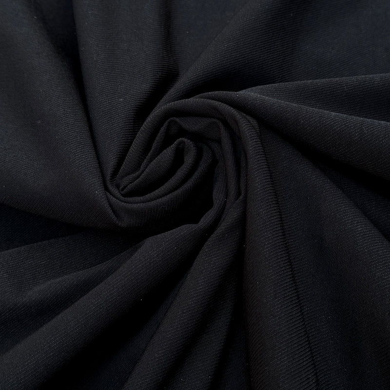 Stretch Twill Black Denim Look