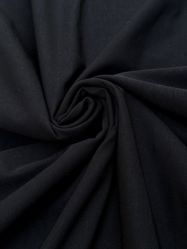 Stretch Twill Black Denim Look