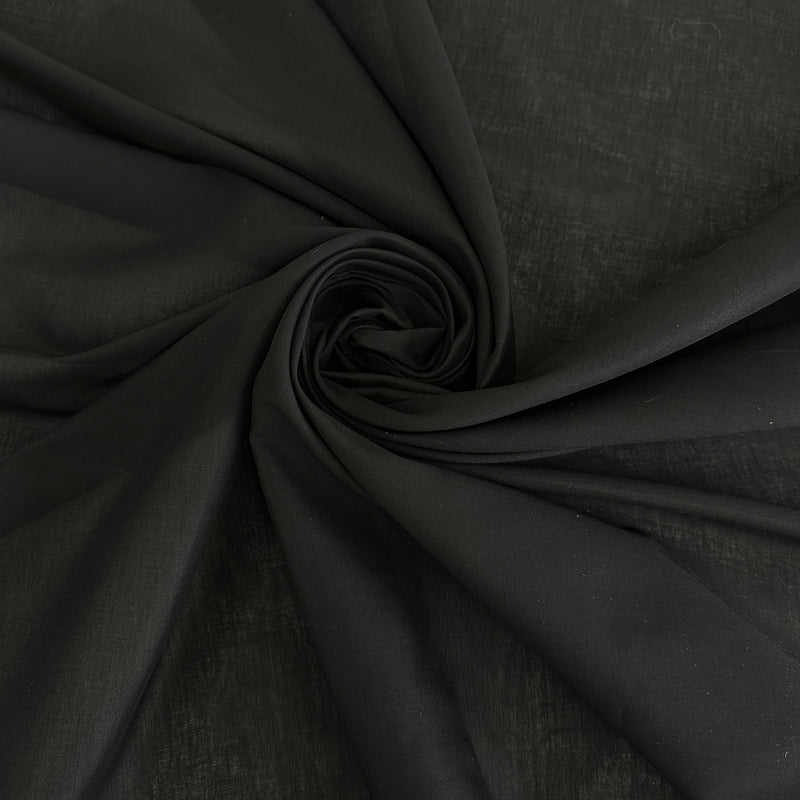 Black Cotton Lawn