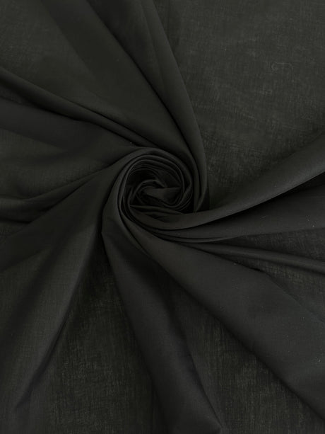Black Cotton Lawn