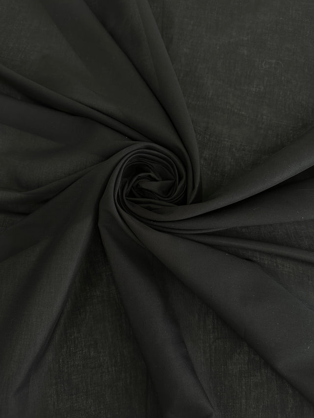 Black Cotton Lawn