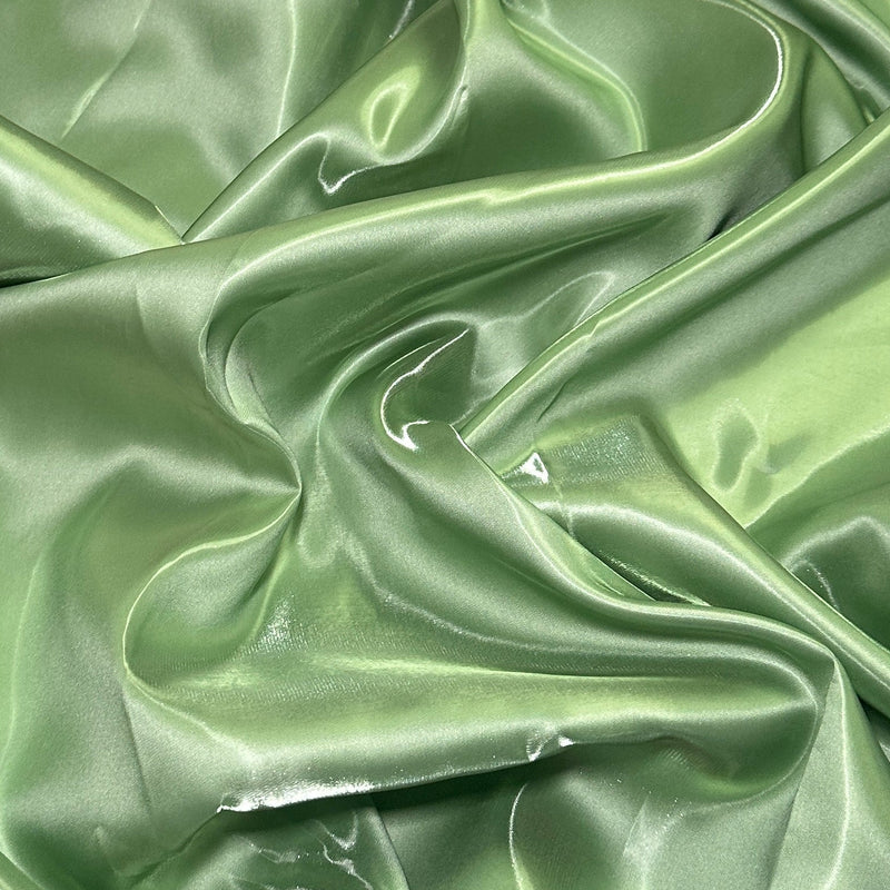 Liquid Bridal Satin Sage Green