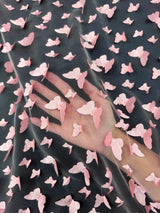 3D Butterfly Lace in Blush Pink