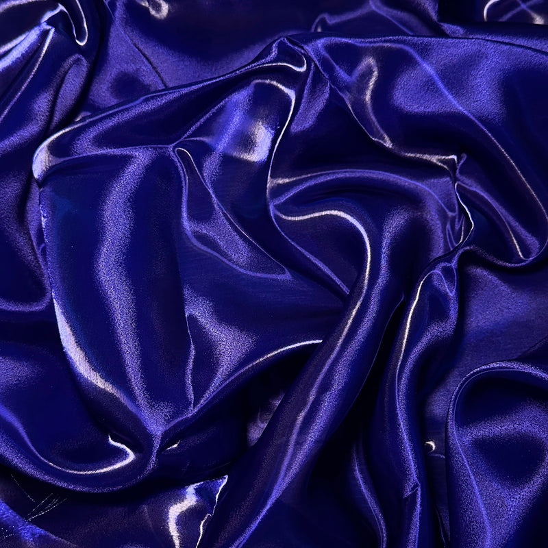 Liquid Shimmery Organza Sapphire Blue