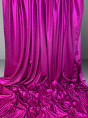 Shiny Foiled Stretch Spandex Fuchsia