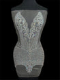 Silver Rhinestone Bodice Appliqué