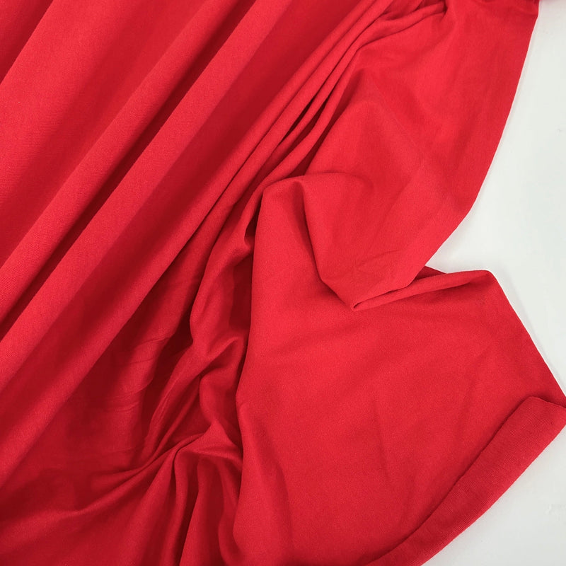 Red Cotton Jersey Spandex