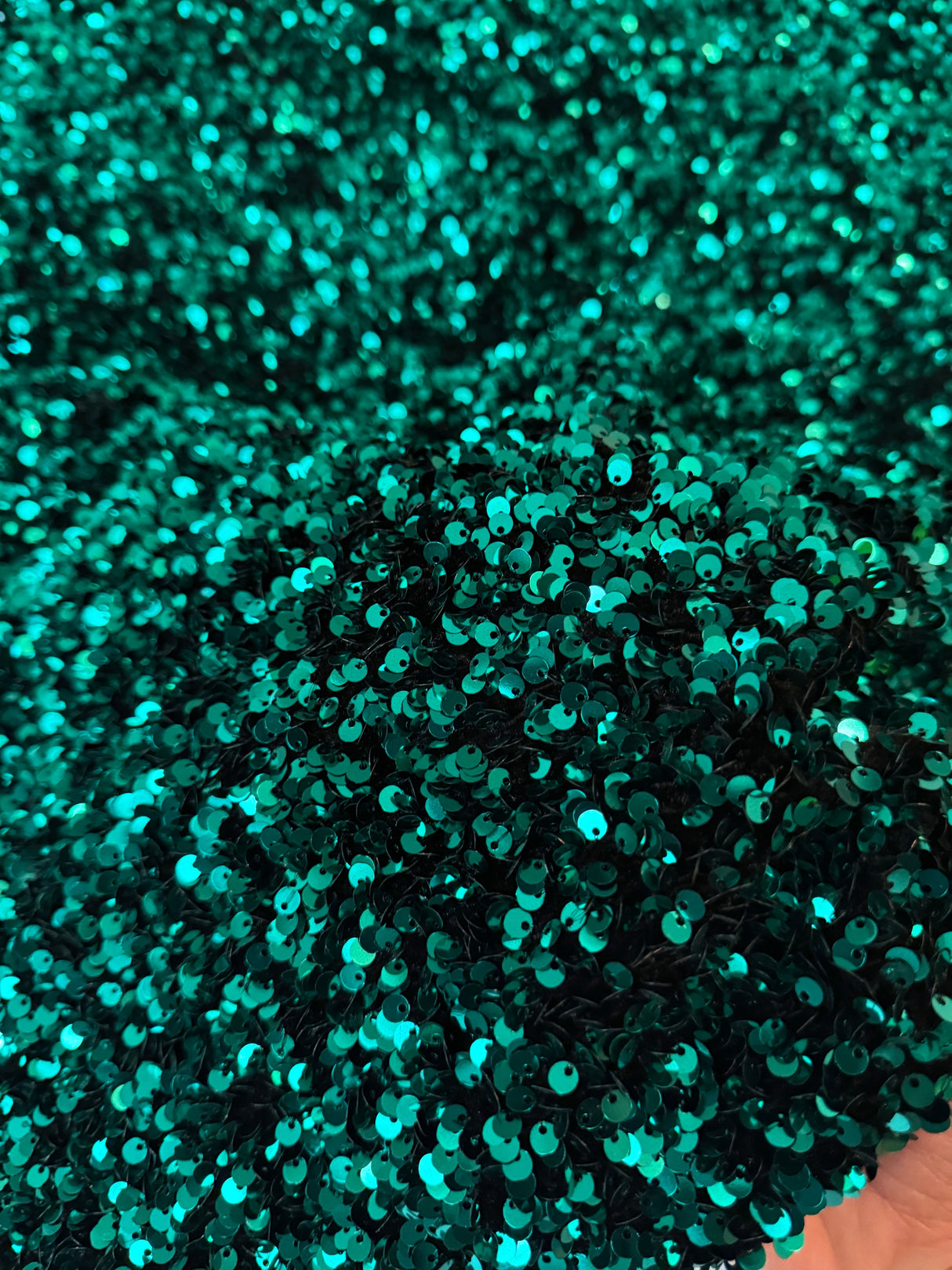 Sequin on Velvet Stretch Fabric