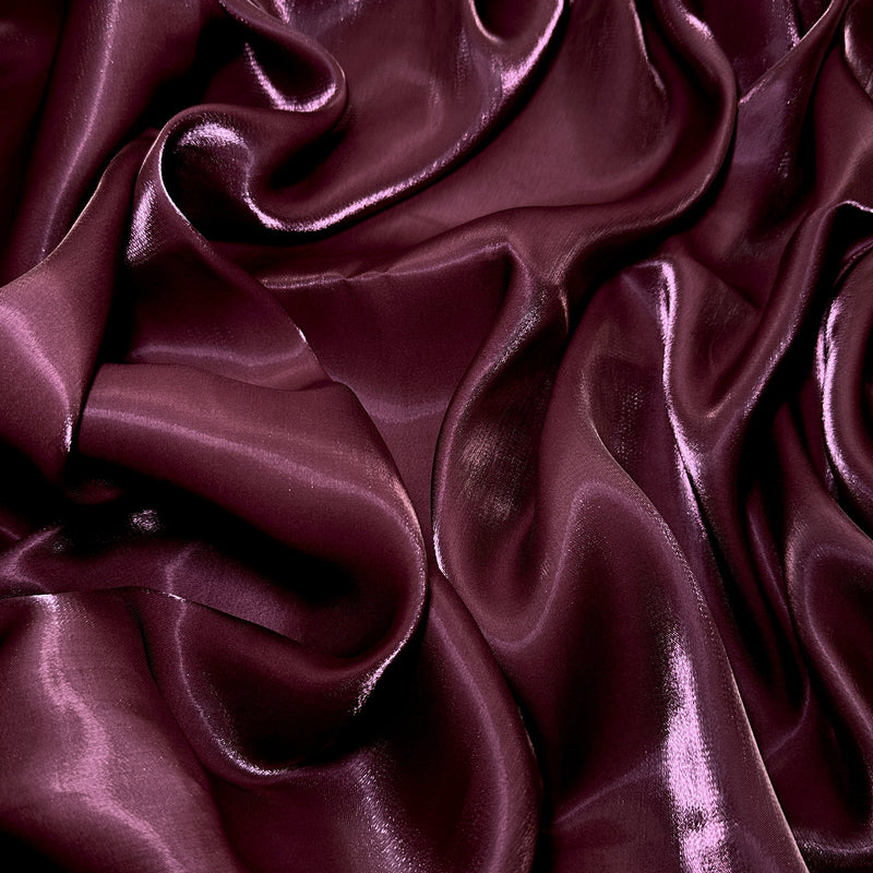 Liquid Shimmery Chiffon Burgundy