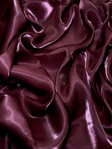 Liquid Shimmery Chiffon Burgundy
