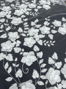 White 3D Flower Beaded Lace Mesh