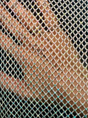 Rhinestone Diamond Fishnet Mesh
