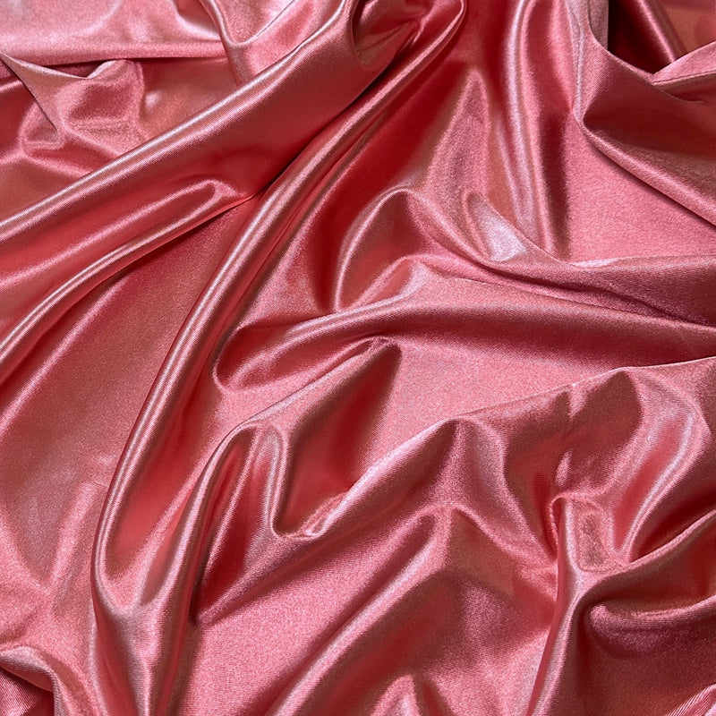 Shiny Nylon Spandex Salmon
