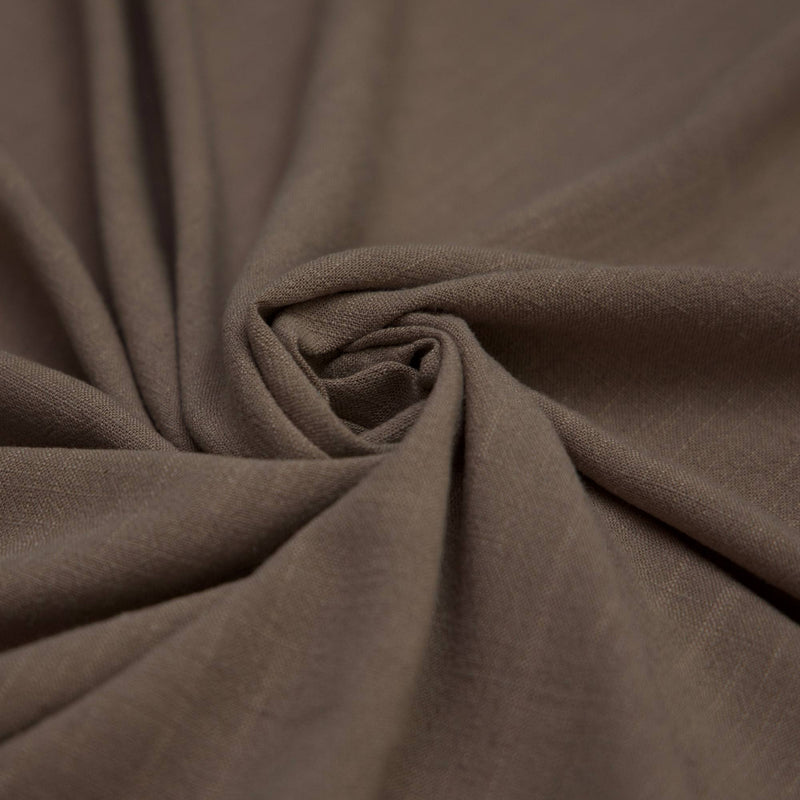 Brown Washed Linen