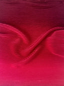 Pleated Knit Red Ombre