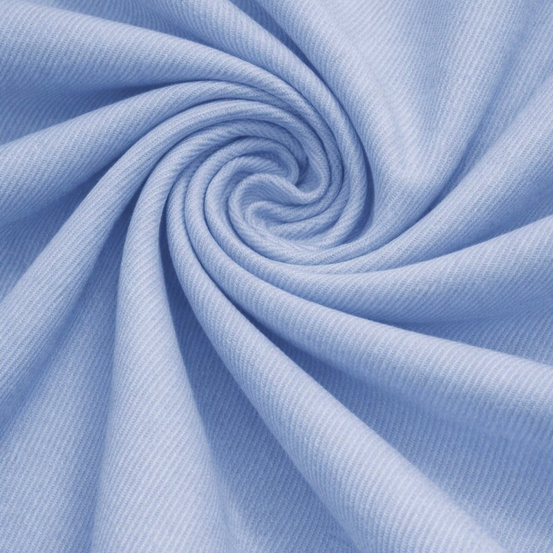 Blue Denim Look Stretch Twill