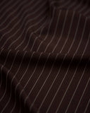 Brown Pinstripe Suiting