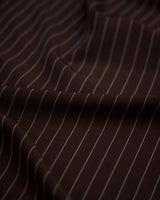 Brown Pinstripe Suiting