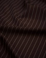 Brown Pinstripe Suiting