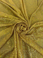 Stretch Sequin Mesh Gold