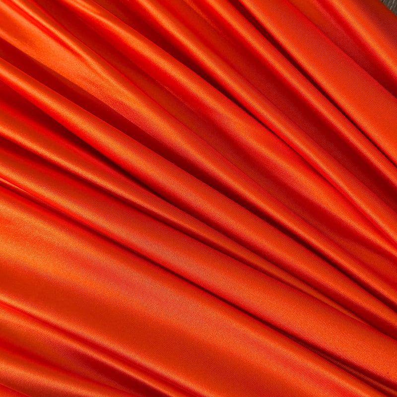 Shiny Nylon Spandex Orange