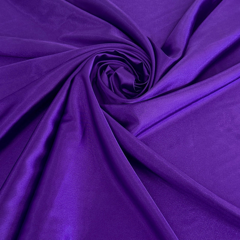 Purple Luxury Silky Stretch Satin