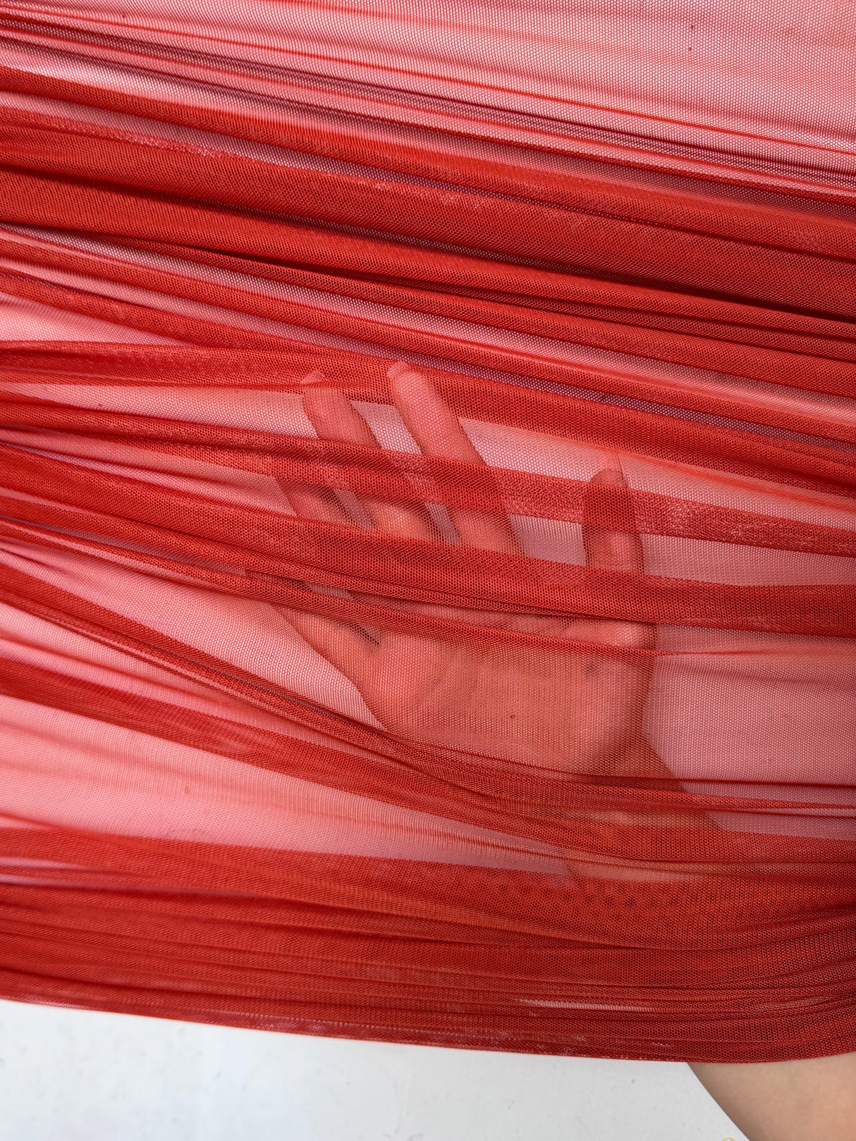 Rust 4-Way Stretch Power Mesh