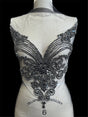 Black Rhinestone Bodice Applique