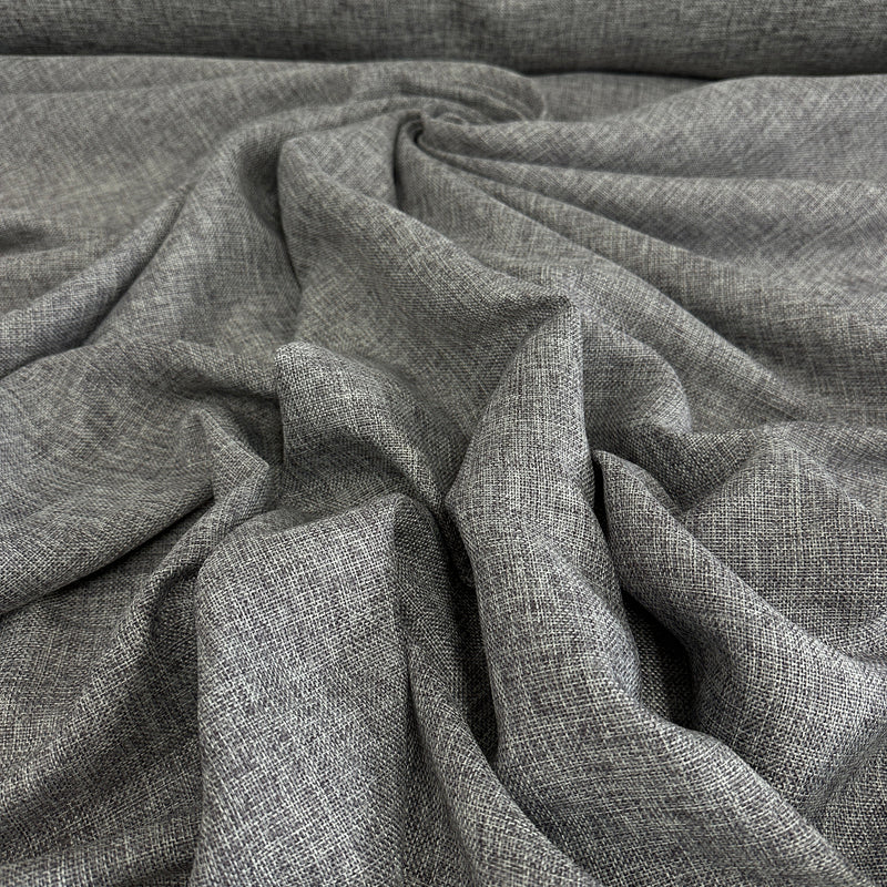 Gray Faux Linen