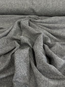 Gray Faux Linen