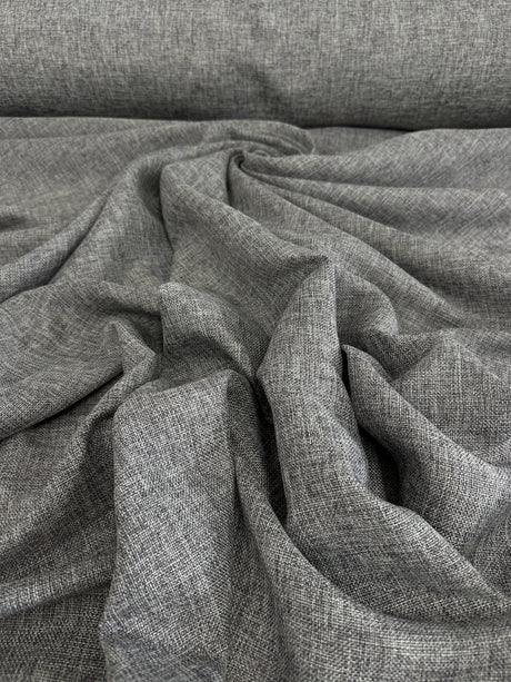 Gray Faux Linen