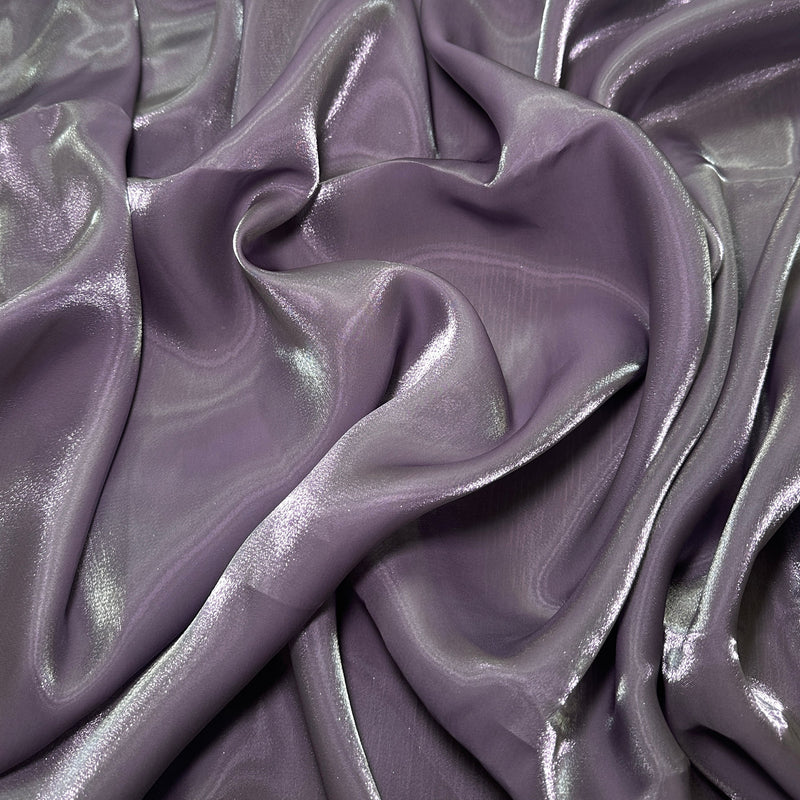 Liquid Shimmery Chiffon Dusty Lavender