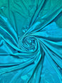 Shiny Nylon Spandex Turquoise