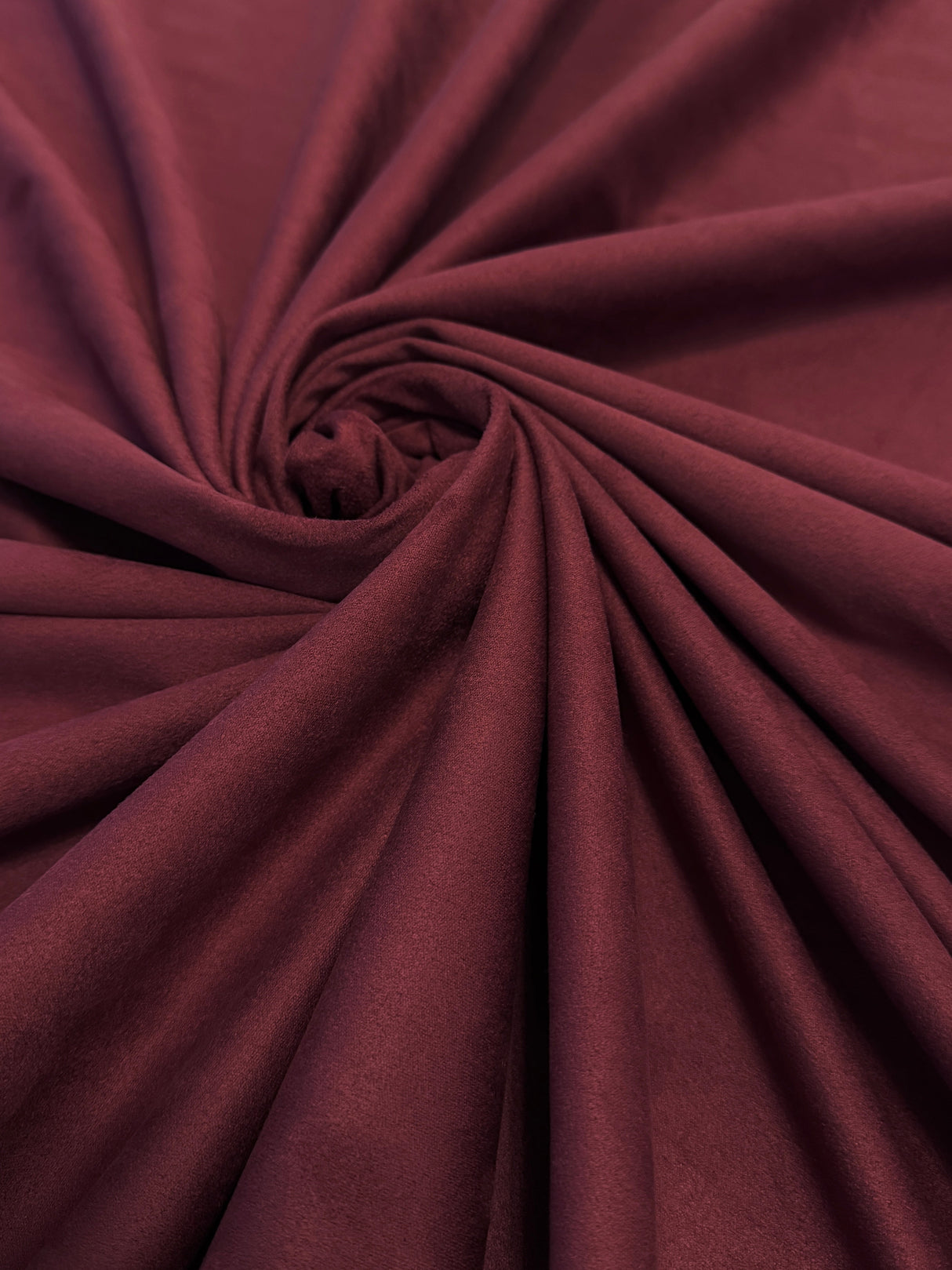 Burgundy 4-Way Stretch Techno Suede