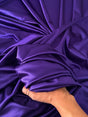 Shiny Nylon Spandex Purple