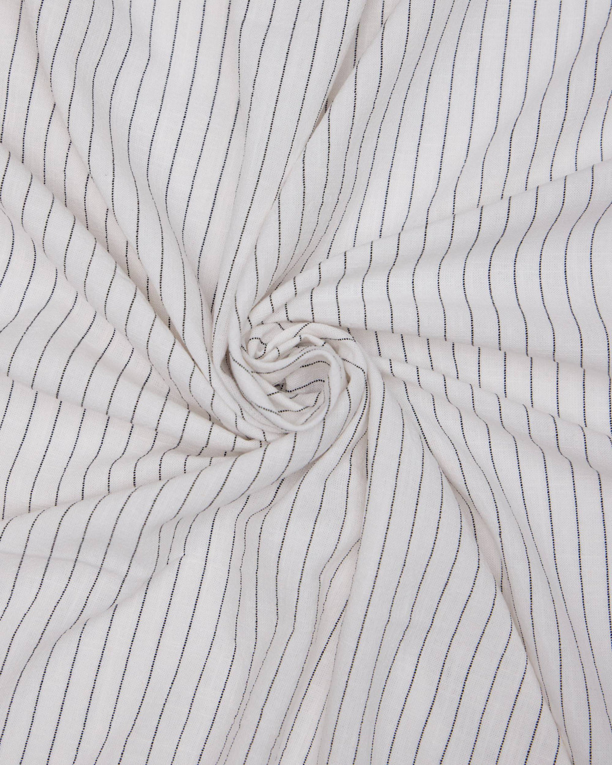 Pinstripe Linen Blend White